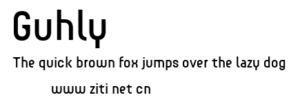 Guhly.ttf字體轉換器圖片