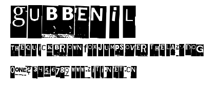 Gubben I L.ttf字體轉換器圖片
