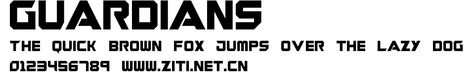 Guardians.ttf字體轉換器圖片