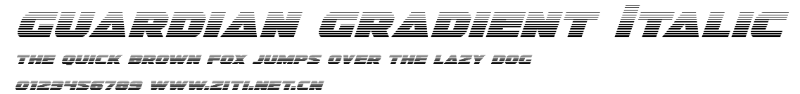 Guardian Gradient Italic.ttf字體轉換器圖片