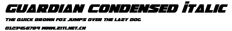 Guardian Condensed Italic.ttf字體轉換器圖片