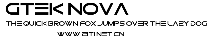 Gtek Nova.ttf字體轉換器圖片