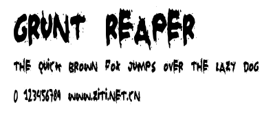 Grunt Reaper.ttf字體轉換器圖片