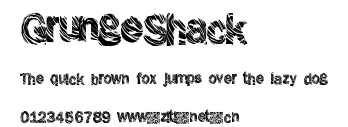 GrungeShack.ttf字體轉換器圖片