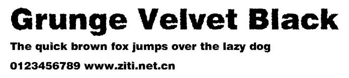 Grunge Velvet Black.ttf字體轉換器圖片