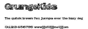 GrungeKids.ttf字體轉換器圖片