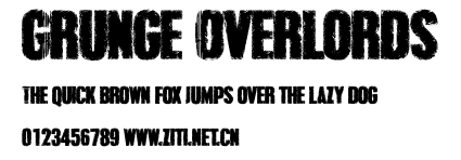 Grunge Overlords.ttf字體轉換器圖片