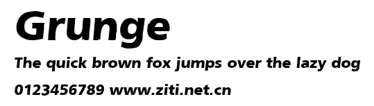 Grunge.ttf字體轉換器圖片