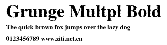 Grunge Multpl Bold.ttf字體轉換器圖片