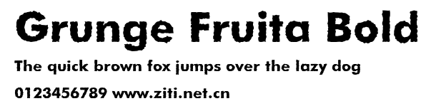 Grunge Fruita Bold.ttf字體轉換器圖片