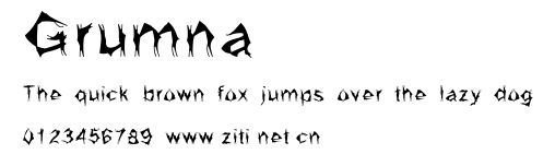 Grumna.ttf字體轉換器圖片