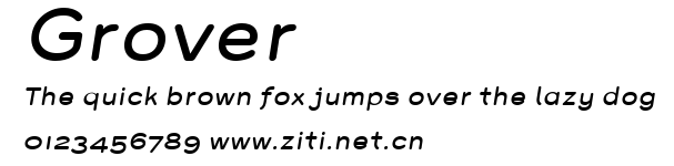 Grover.ttf字體轉換器圖片
