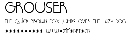 Grouser.ttf字體轉換器圖片