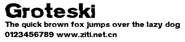 Groteski.ttf字體轉換器圖片