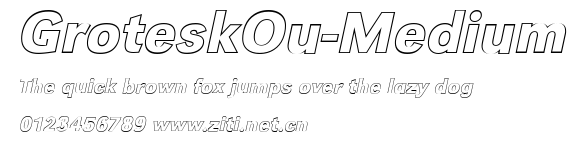 GroteskOu-Medium.ttf字體轉換器圖片