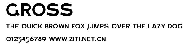 Gross.otf字體轉換器圖片