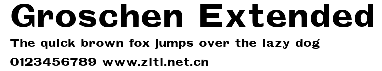 Groschen Extended.ttf字體轉換器圖片