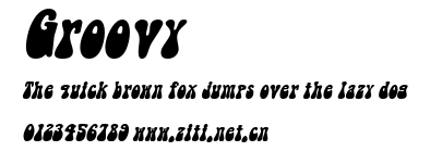 Groovy.ttf字體轉換器圖片