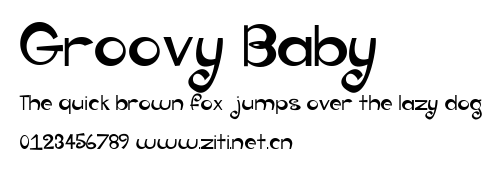Groovy Baby.ttf字體轉換器圖片