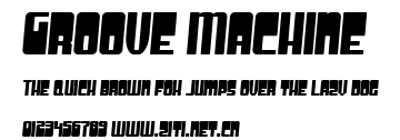 Groove Machine.ttf字體轉換器圖片