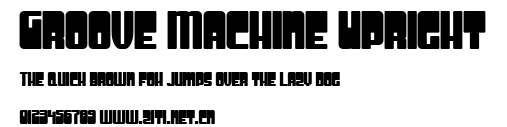 Groove Machine Upright.ttf字體轉換器圖片