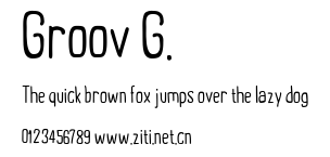 Groov G..ttf字體轉換器圖片
