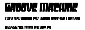 Groove Machine.ttf字體轉換器圖片