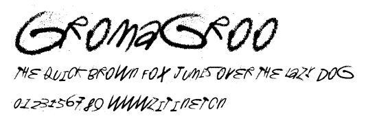 Gromagroo.ttf字體轉換器圖片