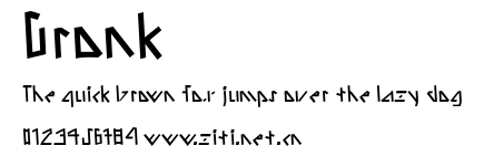 Gronk.ttf字體轉換器圖片