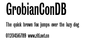 GrobianConDB.ttf字體轉換器圖片
