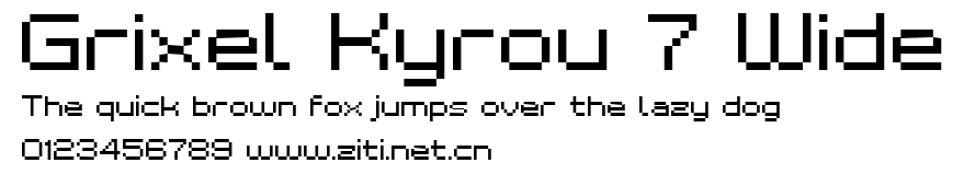 Grixel Kyrou 7 Wide.ttf