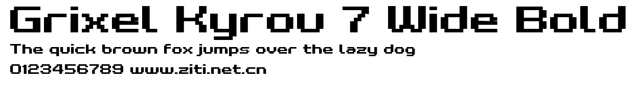 Grixel Kyrou 7 Wide Bold.ttf