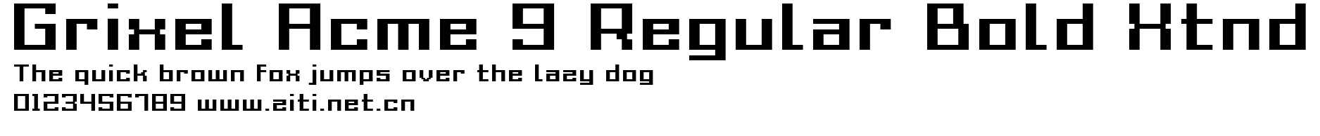 Grixel Acme 9 Regular Bold Xtnd.ttf