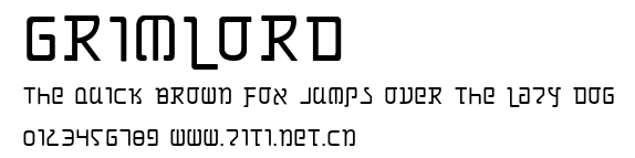 Grimlord.ttf字體轉換器圖片