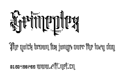Grimeplex.ttf字體轉換器圖片
