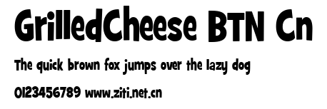GrilledCheese BTN Cn.ttf字體轉換器圖片