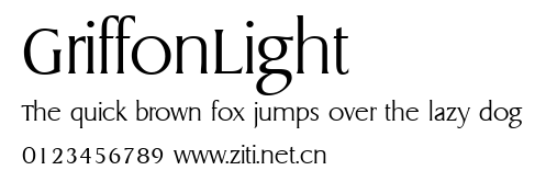 GriffonLight.ttf字體轉換器圖片