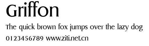 Griffon.ttf字體轉換器圖片