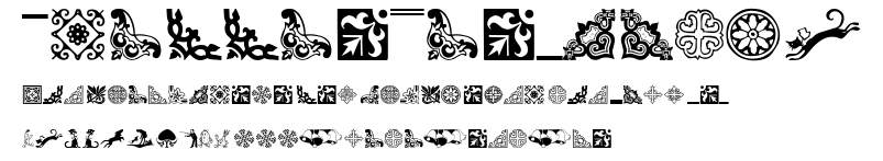 GriffinDingbats1.ttf字體轉換器圖片