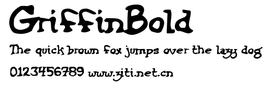GriffinBold.ttf字體轉換器圖片