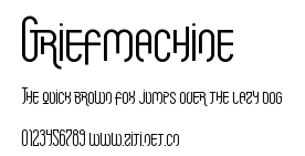 Griefmachine.otf字體轉換器圖片