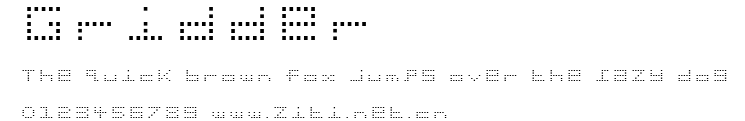 Gridder.ttf字體轉換器圖片