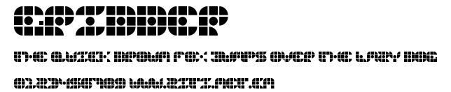 Gridder.ttf字體轉換器圖片