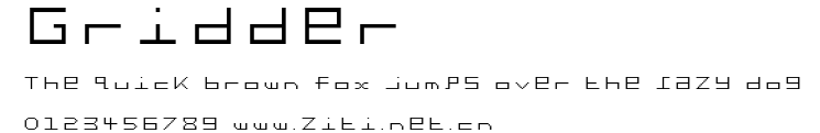 Gridder.ttf字體轉換器圖片