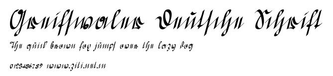 Greifswaler Deutsche Schrift.ttf字體轉換器圖片