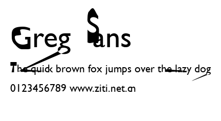 Greg Sans.ttf字體轉換器圖片