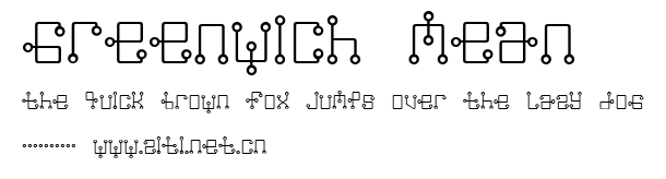 Greenwich Mean.ttf字體轉換器圖片