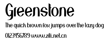 Greenstone.ttf字體轉換器圖片