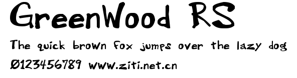 GreenWood_RS.ttf字體轉換器圖片