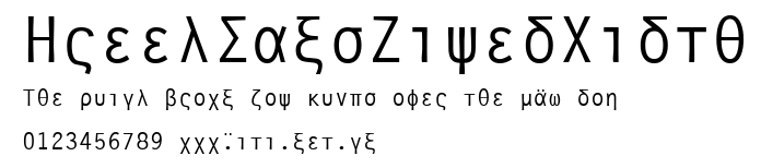 GreekSansFixedWidth.ttf字體轉換器圖片